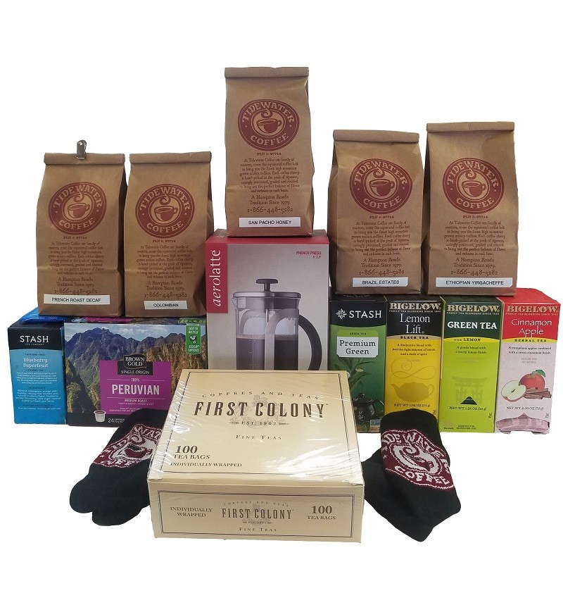 $100 Gift Basket / Coffee / Hot Tea