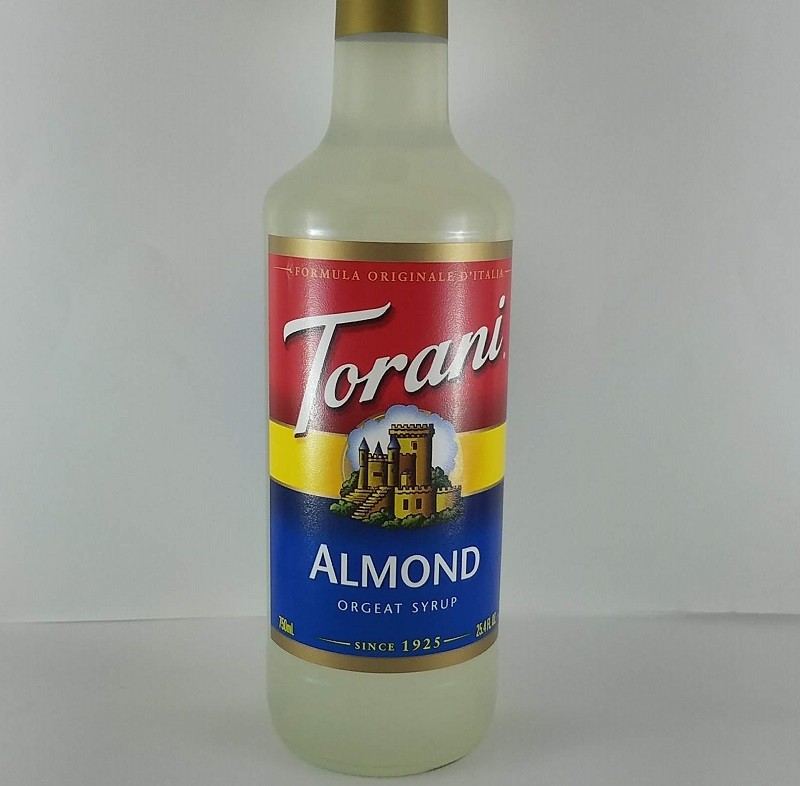 Orgeat (Almond) Torani Syrup Front