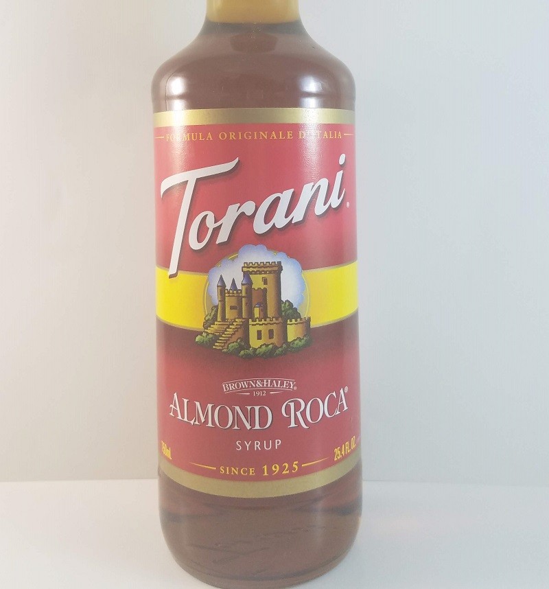 Almond Roca 750ml Front / Torani Syrup