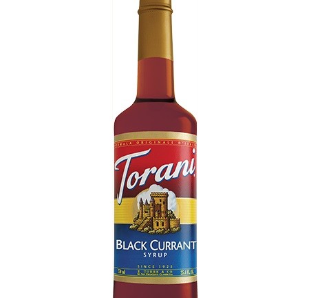 Black Currant Flavored / 750ml / Torani Syrup