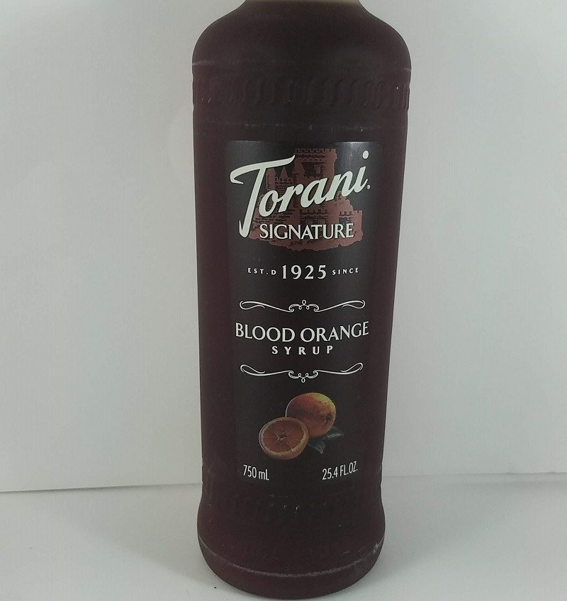 Blood Orange Flavored 750ml front / Torani Syrup