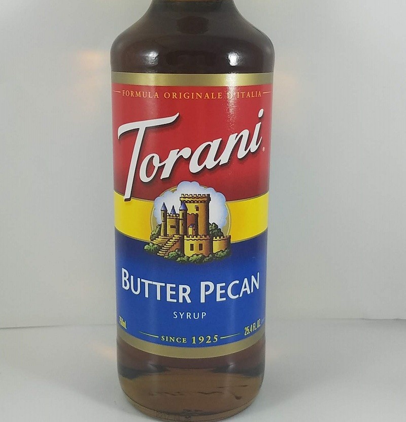 Butter Pecan flavored 750ml front /Torani Syrup