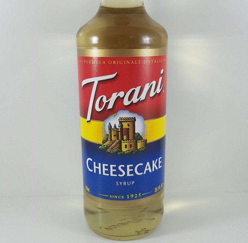 Cheesecake Flavored 750ml Front / Torani Syrup