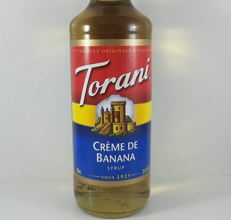 Creme de Banana 750ml Front / Torani Syrup