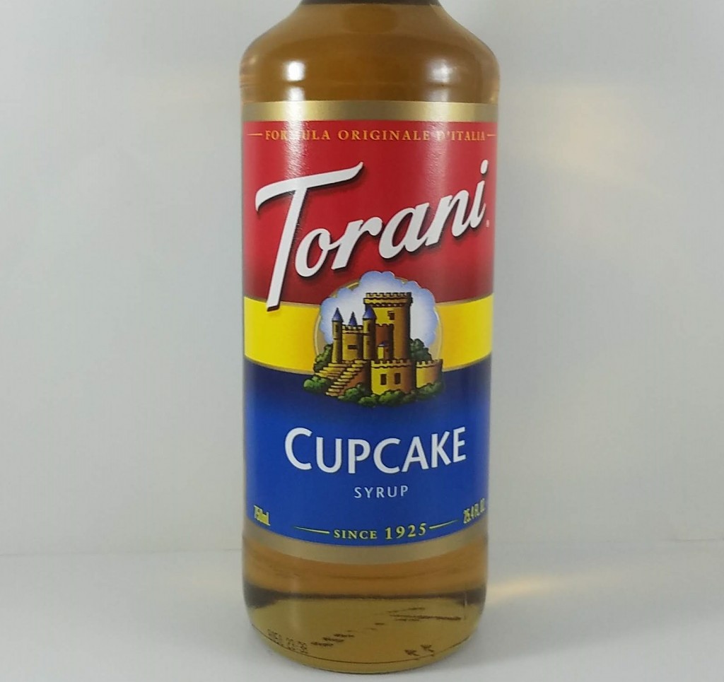 Cupcake flavored 750ml front / Torani Syrup