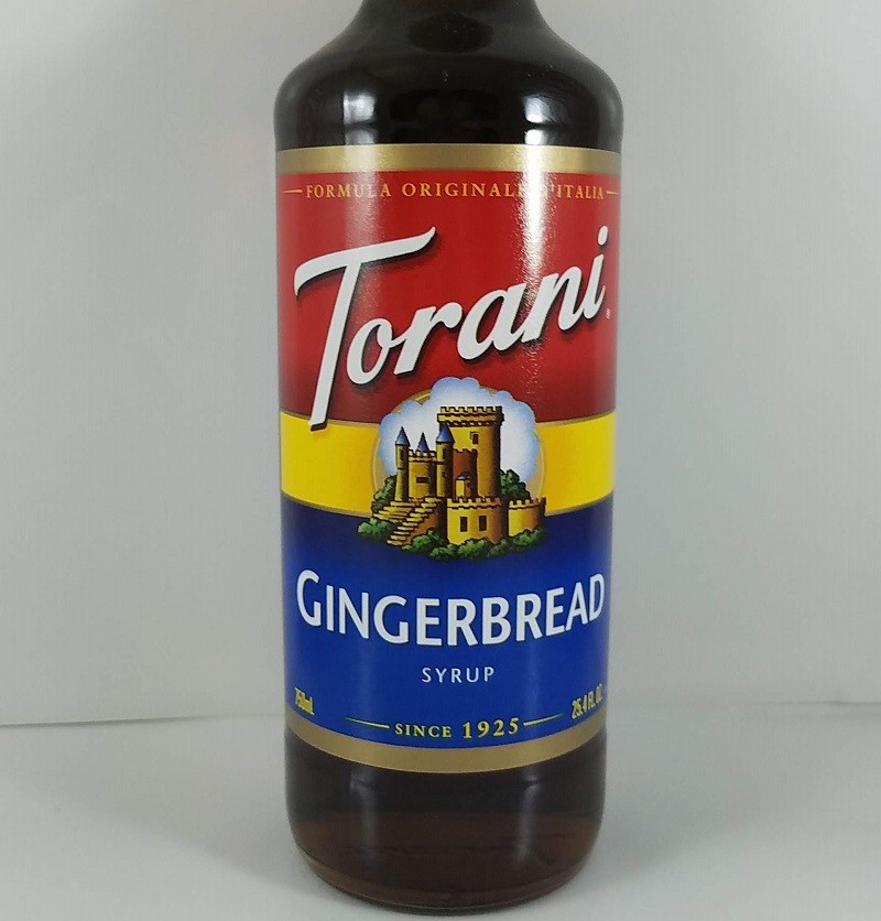 Gingerbread flavored 750ml front / Torani Syrup