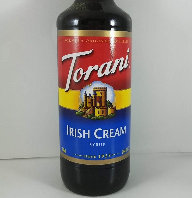 Irish Cream flavored 750ml front / Torani Syrup