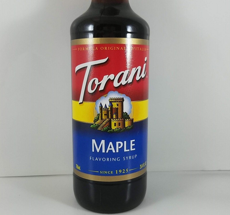 Maple flavored 750ml front / Torani Syrup