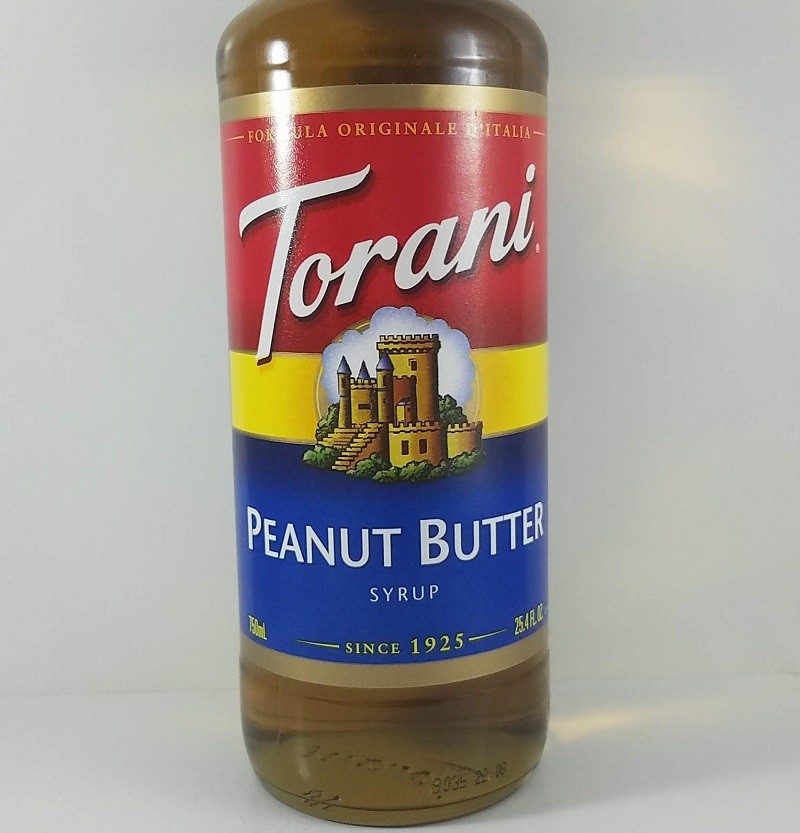 Peanut Butter flavored 750ml Front / Torani Syrup