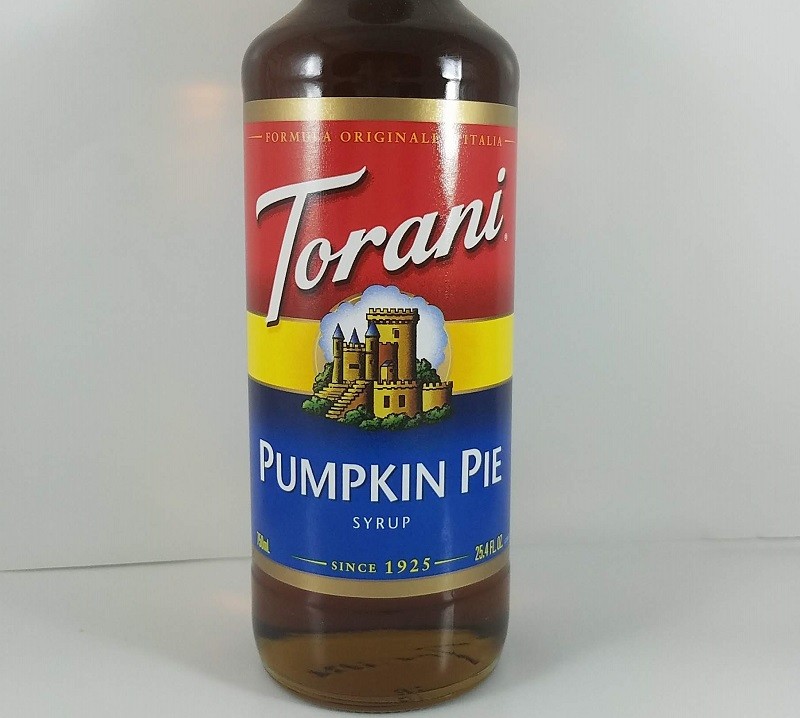 Pumpkin Pie flavored 750ml front / Torani Syrup