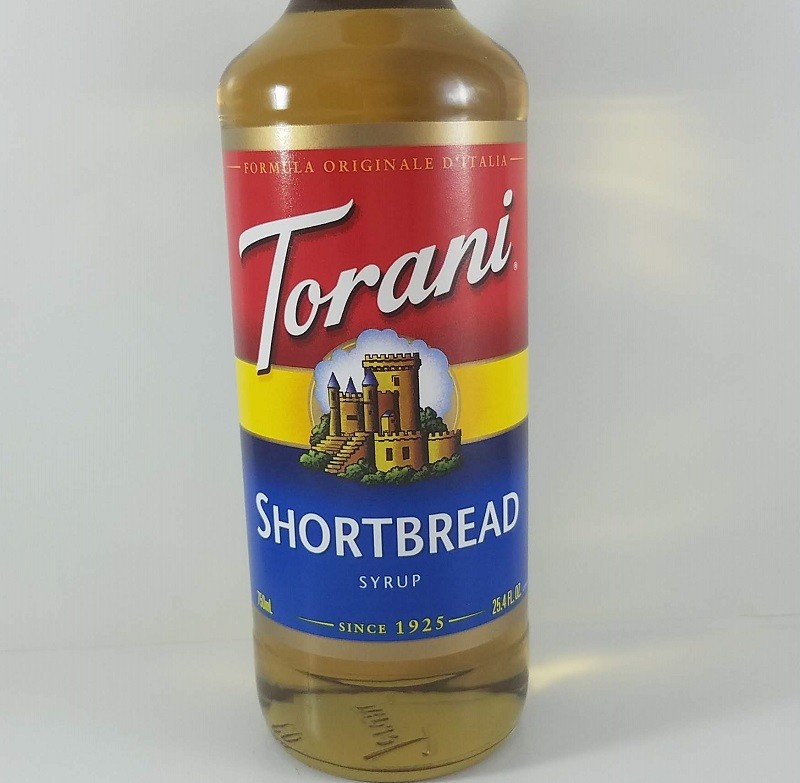 Shortbread flavored 750ml front / Torani Syrup