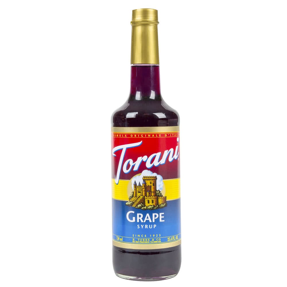 Grape Flavored 750ml front / Torani Syrup
