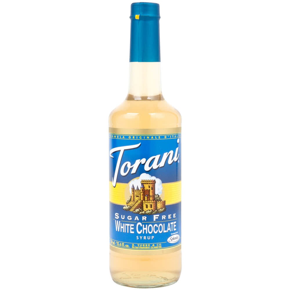 Sugar Free White Chocolate 750 ml / Torani Syrup